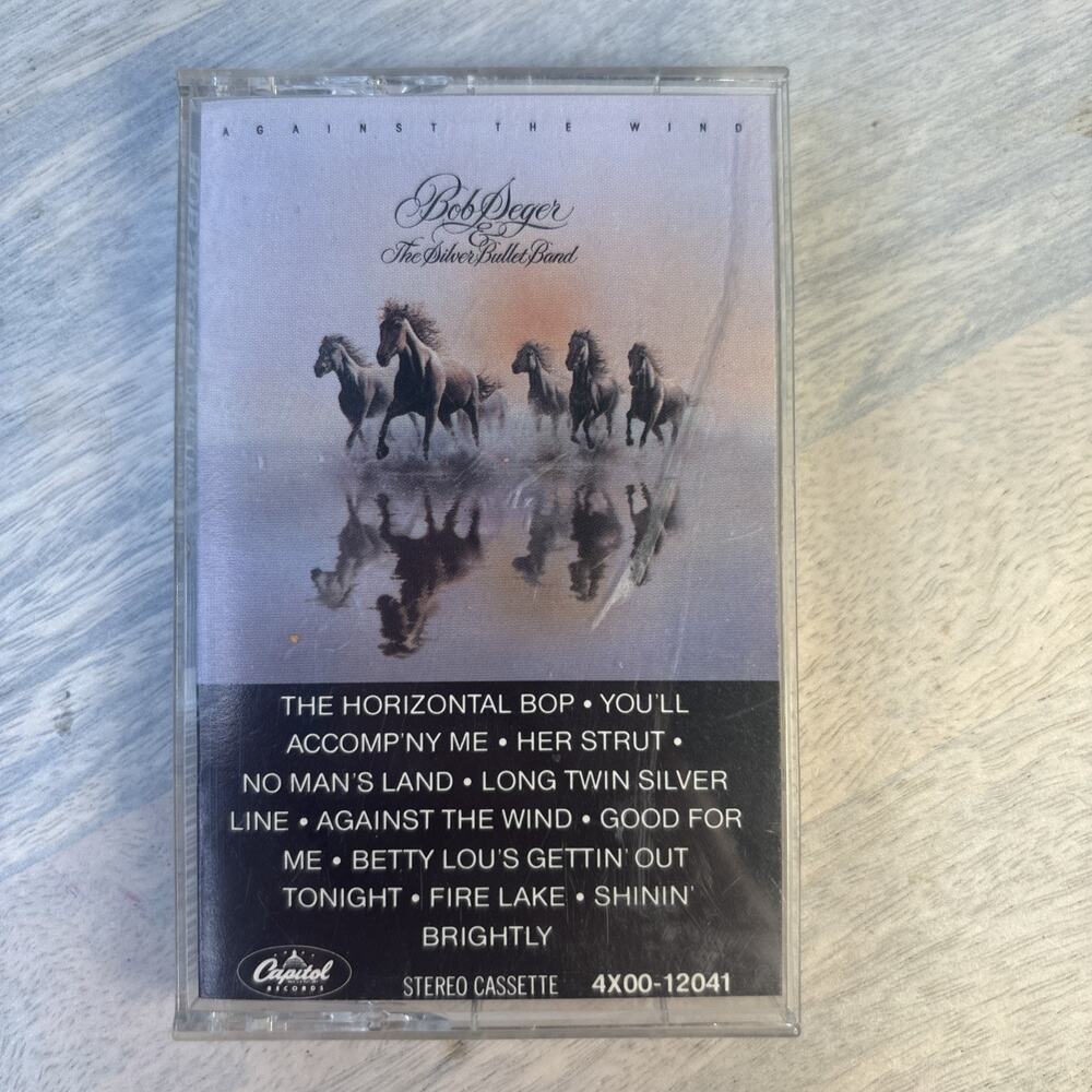 Bob Seger & Silver Bullet Band Against The Wind Cassette Tape Capitol Rock